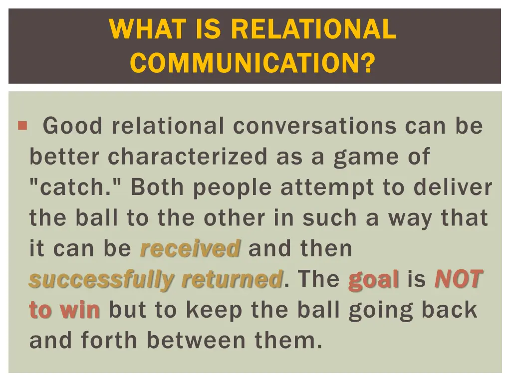 what is relational what is relational