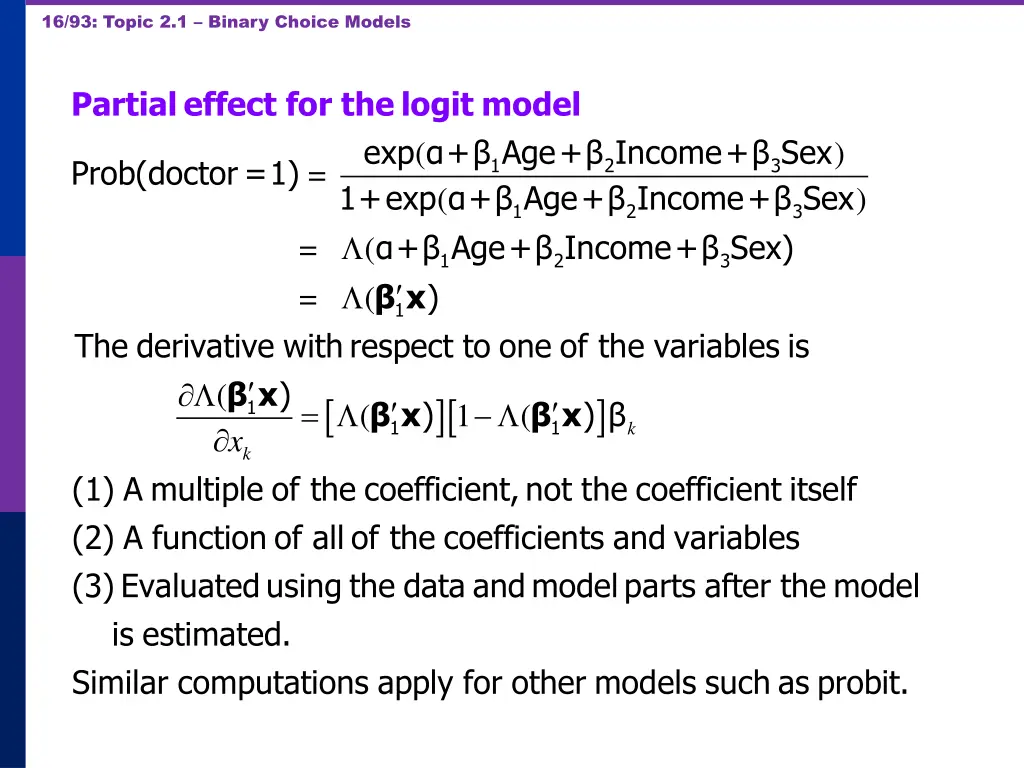 16 93 topic 2 1 binary choice models