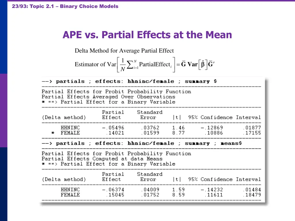 23 93 topic 2 1 binary choice models