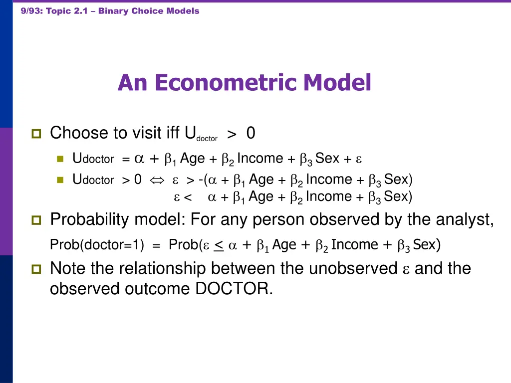 9 93 topic 2 1 binary choice models