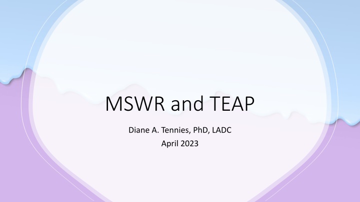 mswr and teap