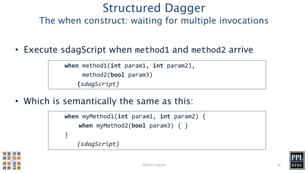 structured dagger