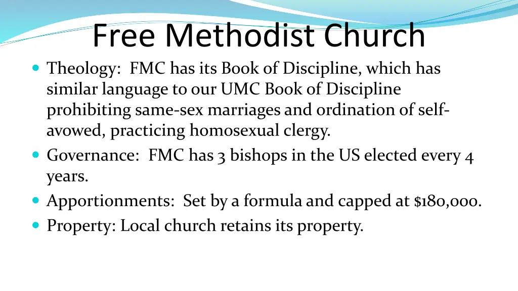 free methodist church theology fmc has its book