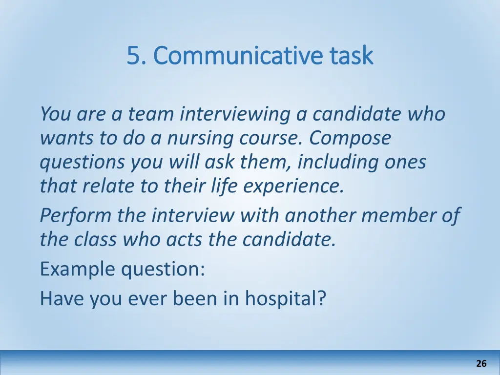 5 communicative task 5 communicative task