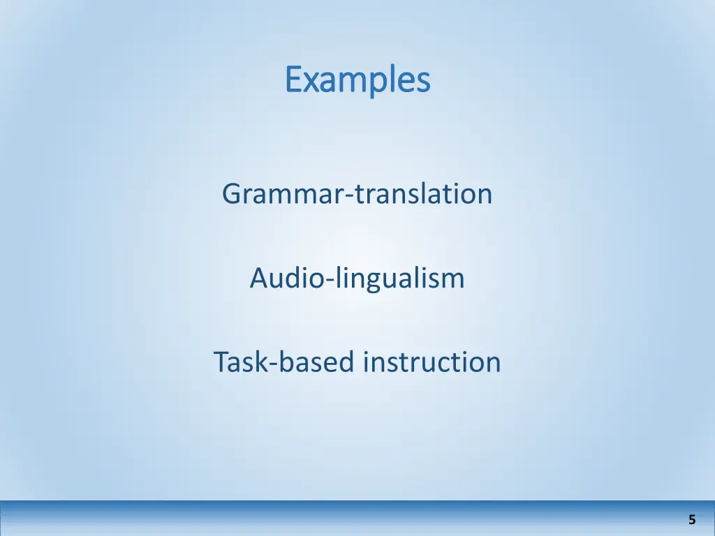 examples examples