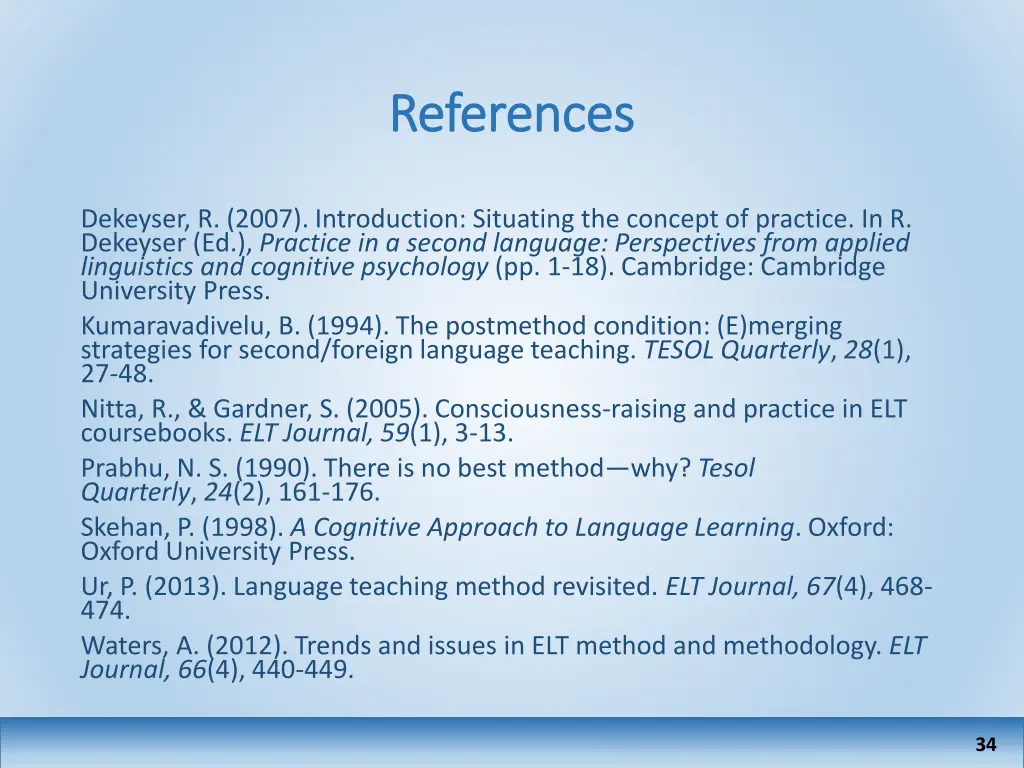 references references