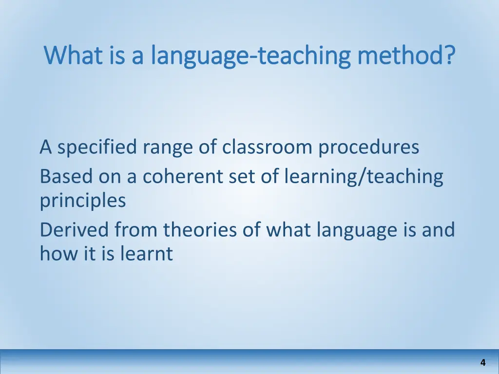 what is a language what is a language teaching