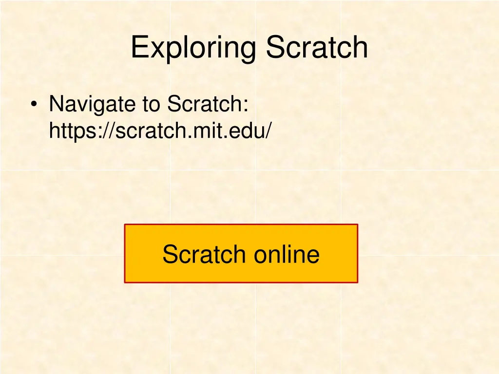 exploring scratch