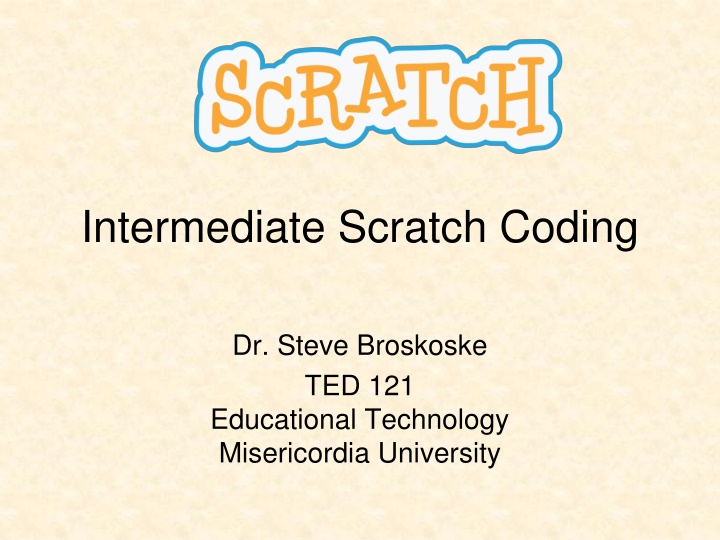 intermediate scratch coding