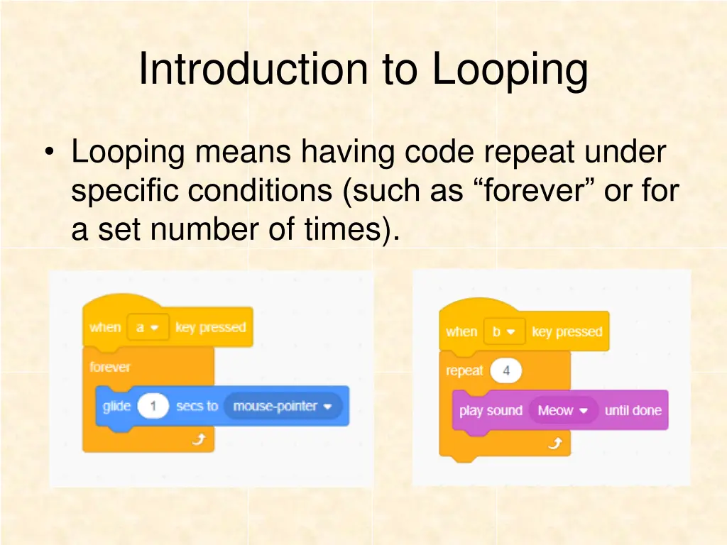 introduction to looping