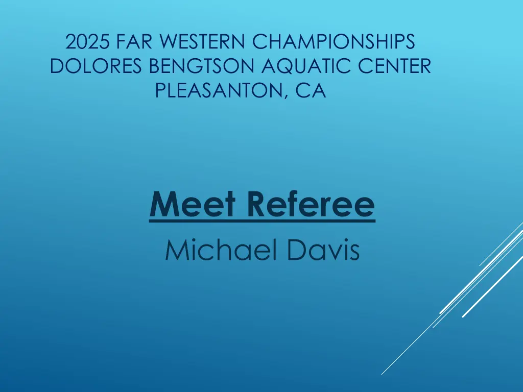 2025 far western championships dolores bengtson 1