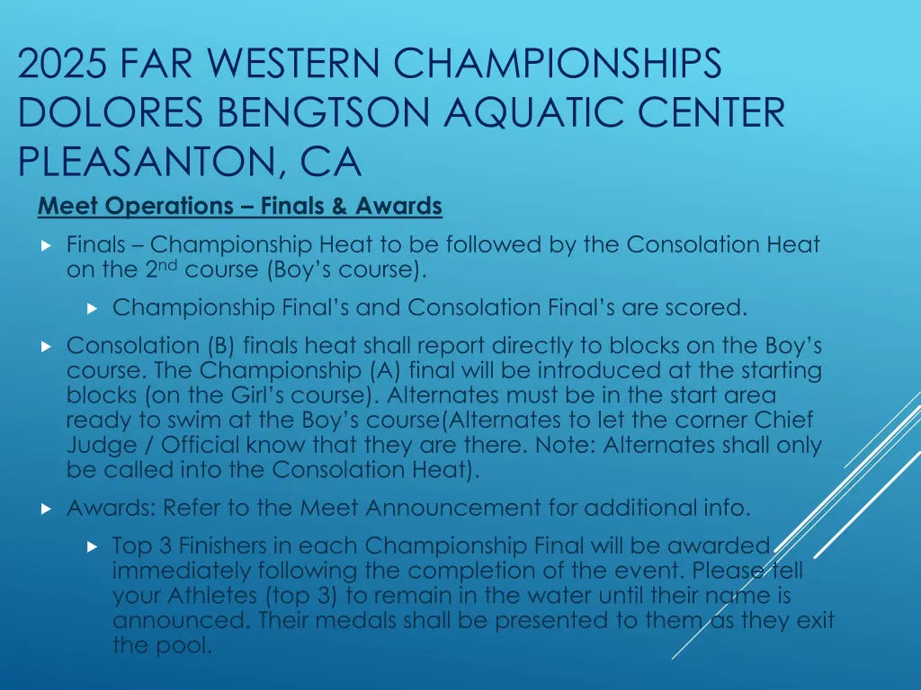 2025 far western championships dolores bengtson 11