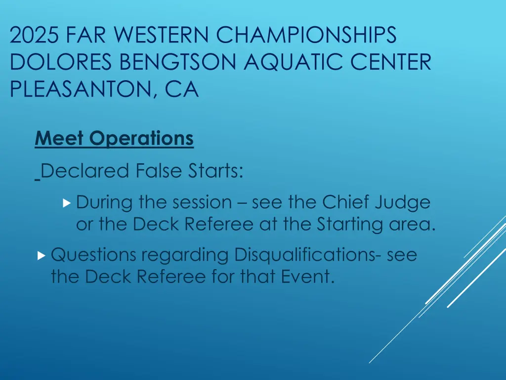 2025 far western championships dolores bengtson 9