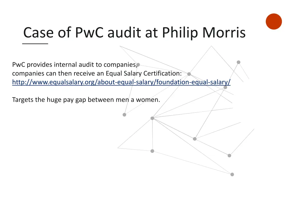 case of pwc audit at philip morris