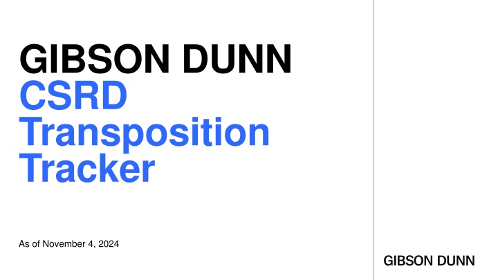 gibson dunn csrd transposition tracker