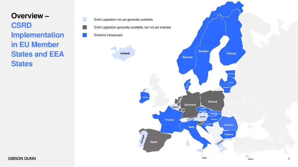 overview csrd implementation in eu member states