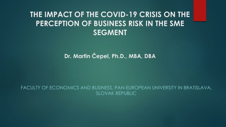 the impact of the covid 19 crisis