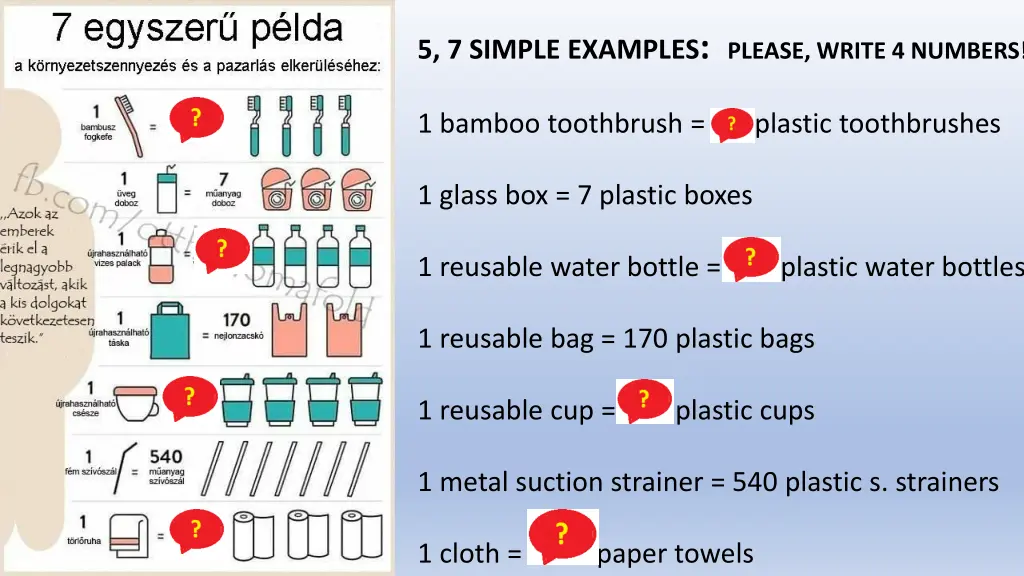 5 7 simple examples please write 4 numbers