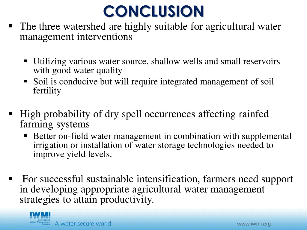 conclusion