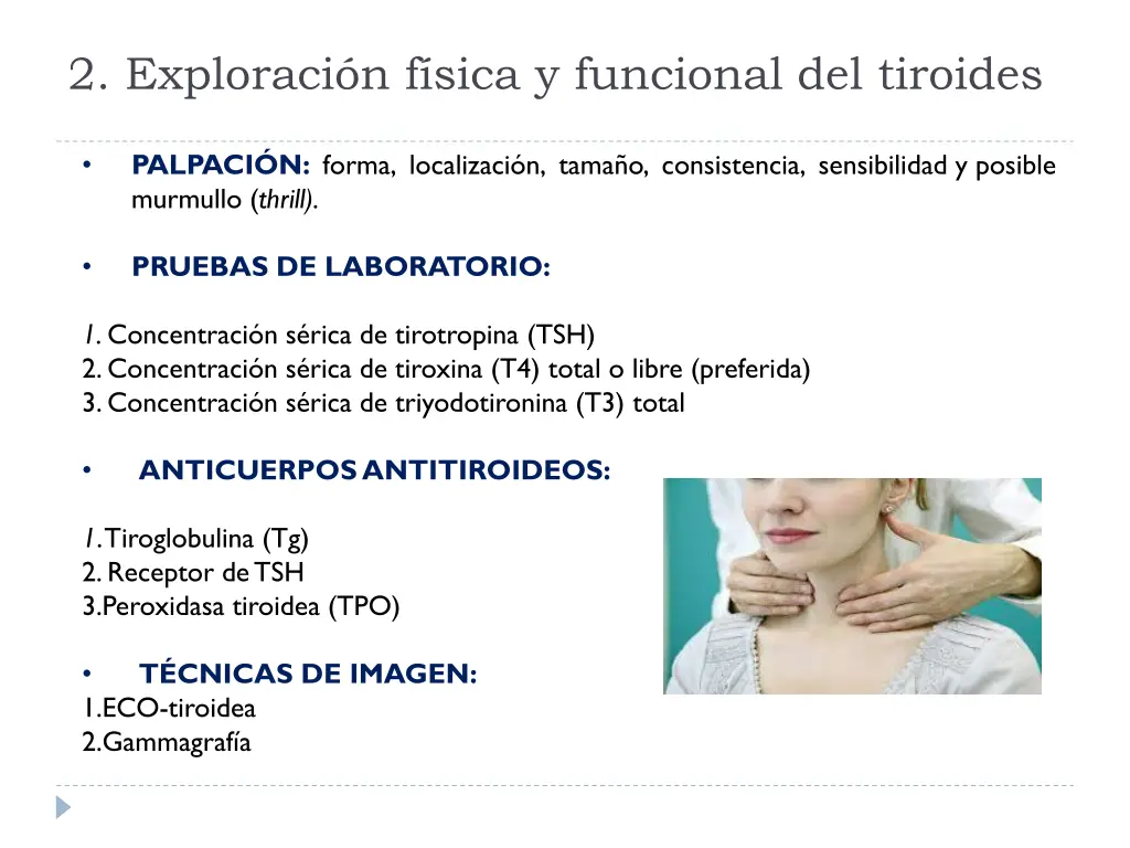 2 exploraci n f sica y funcional del tiroides