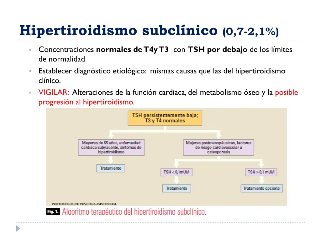 hipertiroidismo subcl nico 0 7 2 1