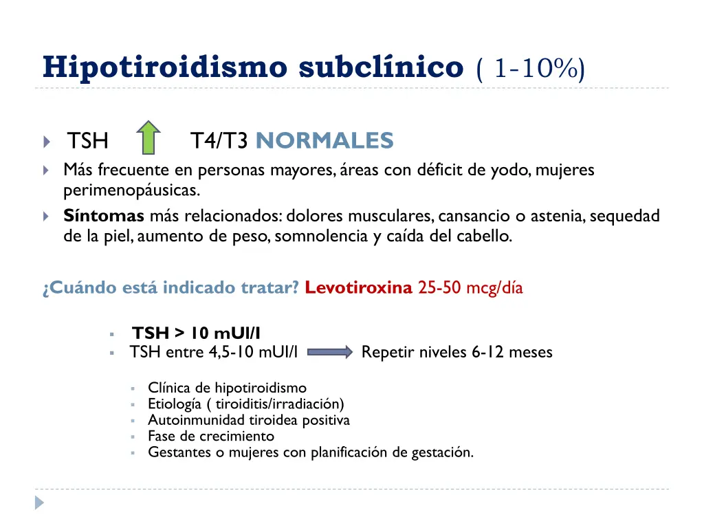 hipotiroidismo subcl nico 1 10