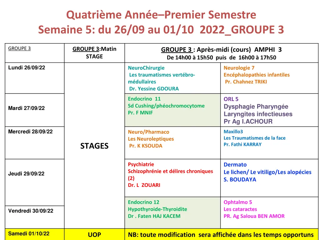quatri me ann e premier semestre semaine 4