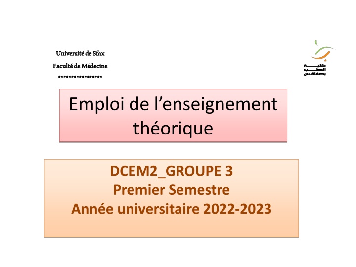 universit de sfax facult de m decine