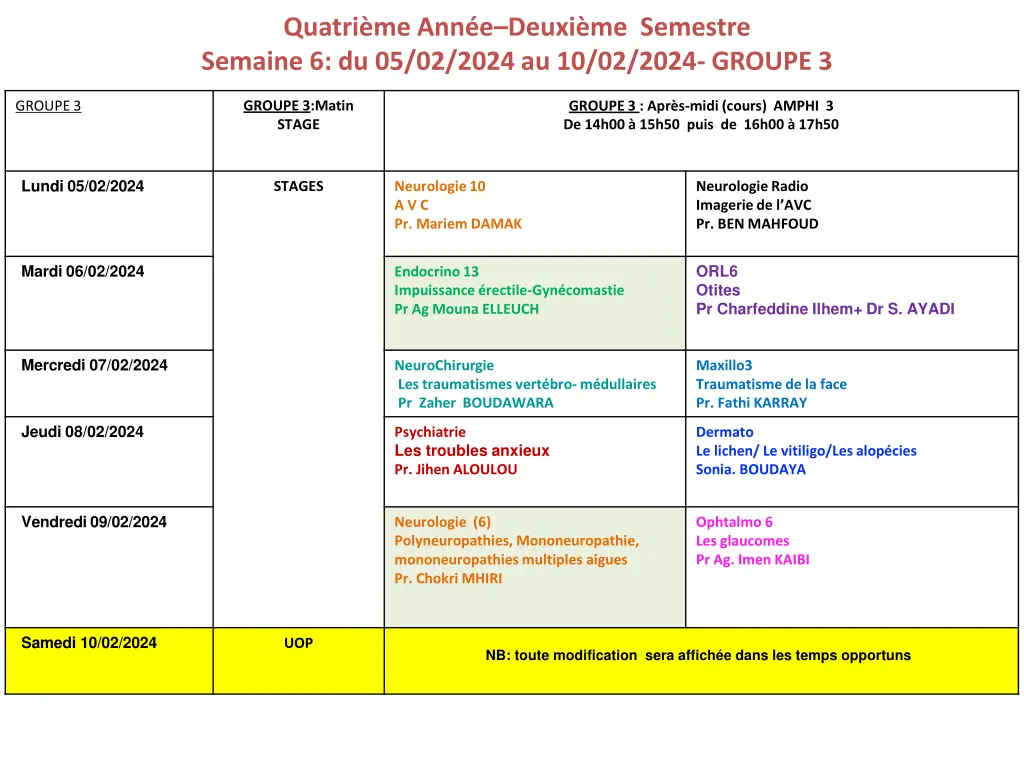 quatri me ann e deuxi me semestre semaine 4