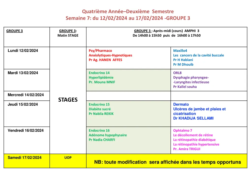 quatri me ann e deuxi me semestre semaine 5