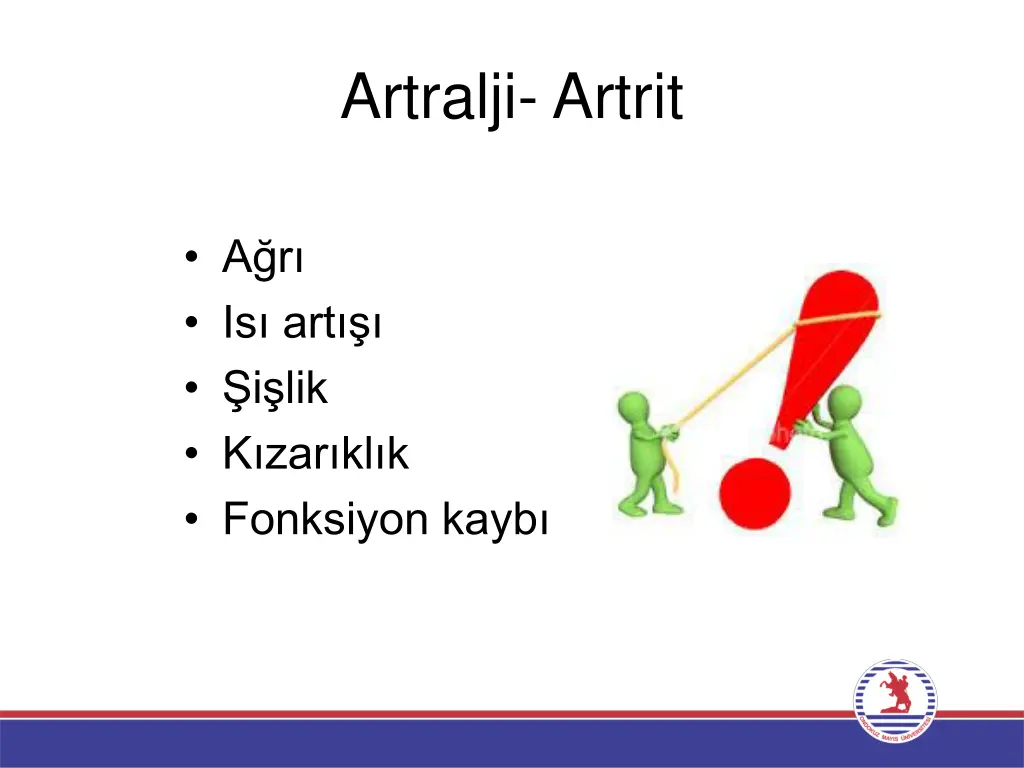 artralji artrit