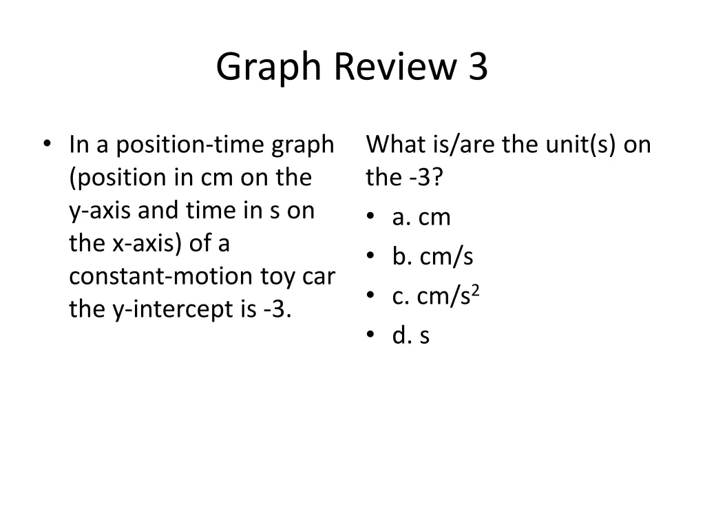 graph review 3