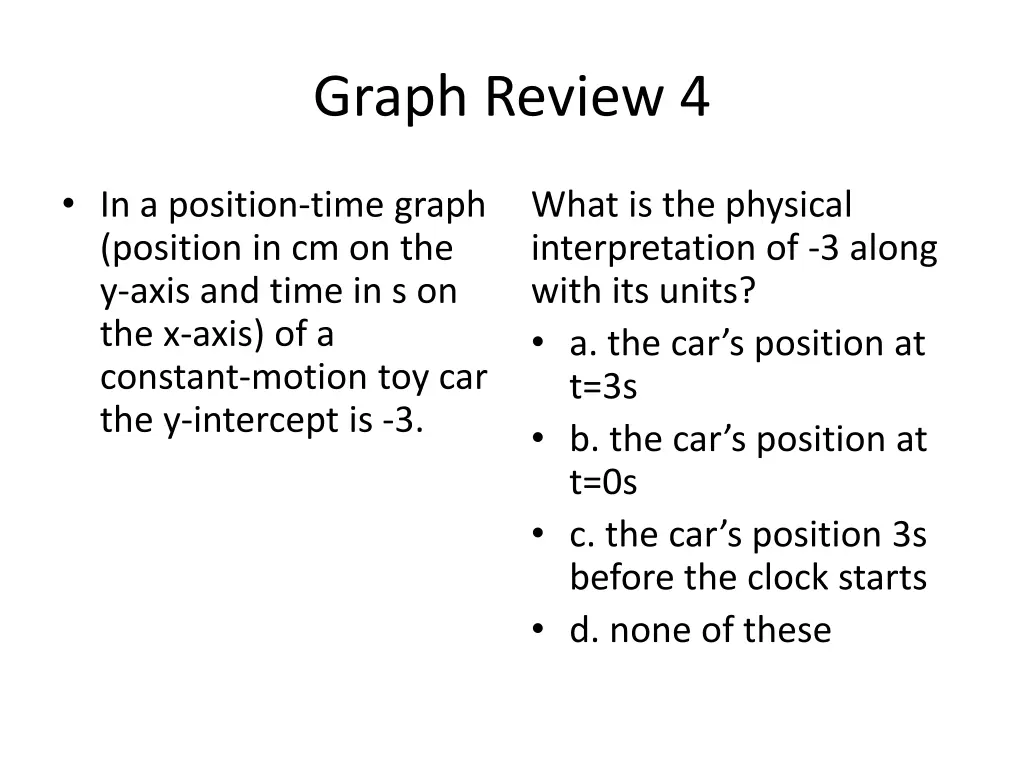 graph review 4