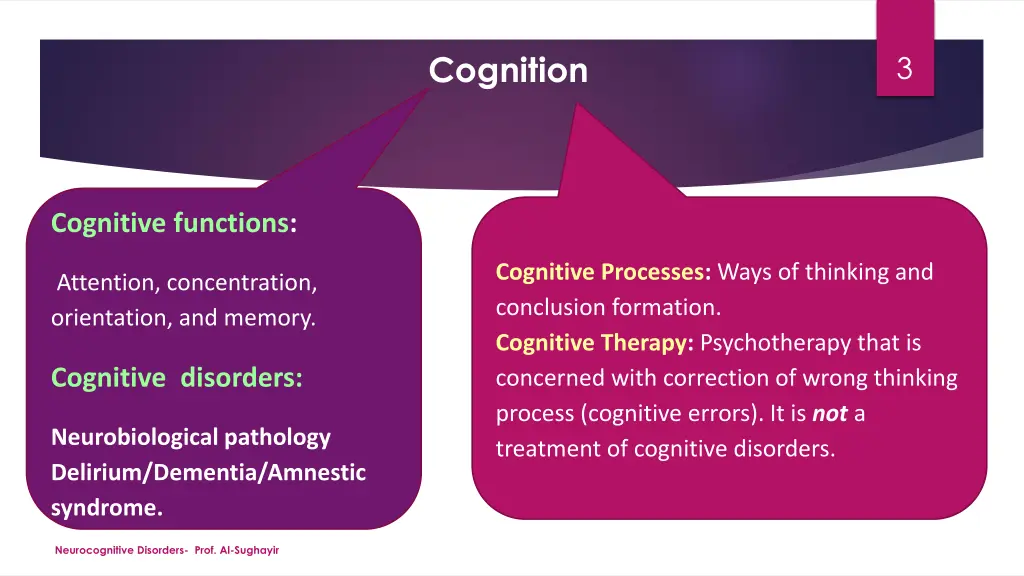 cognition