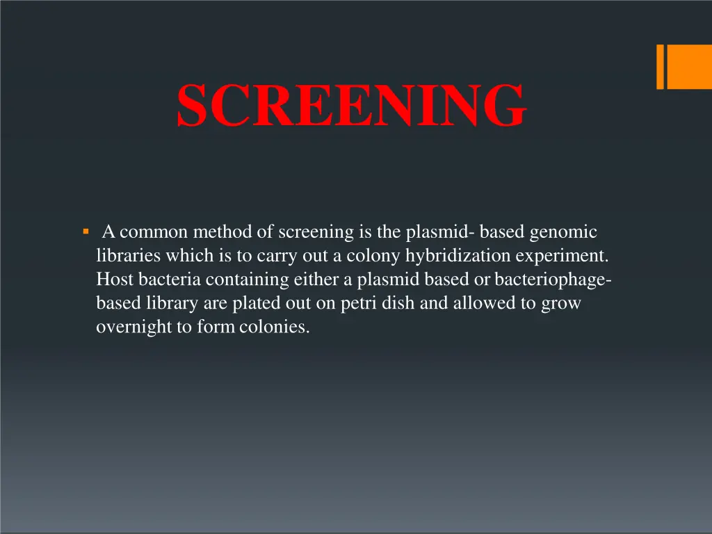screening 1