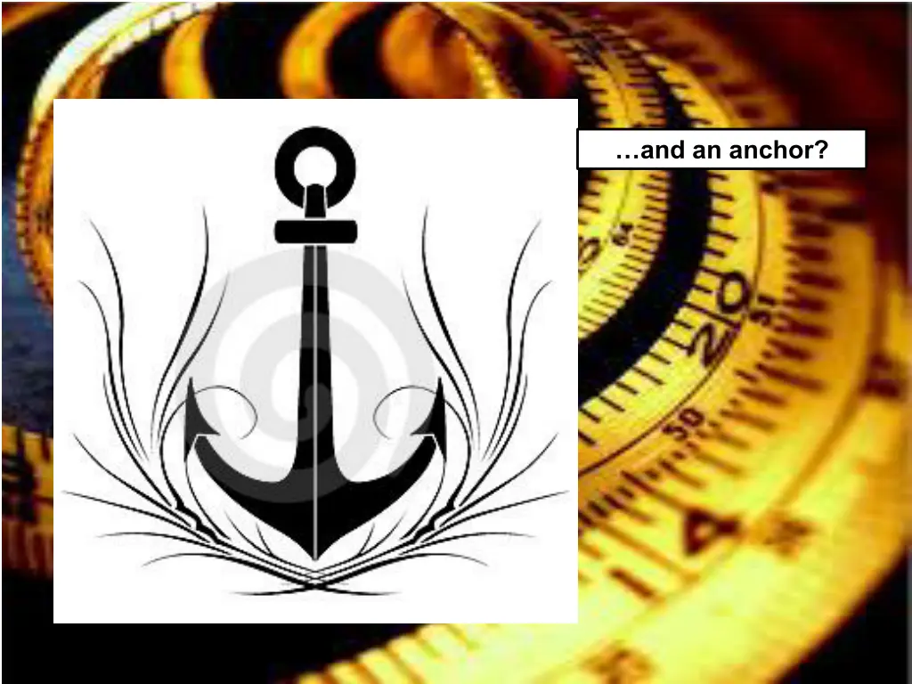 and an anchor