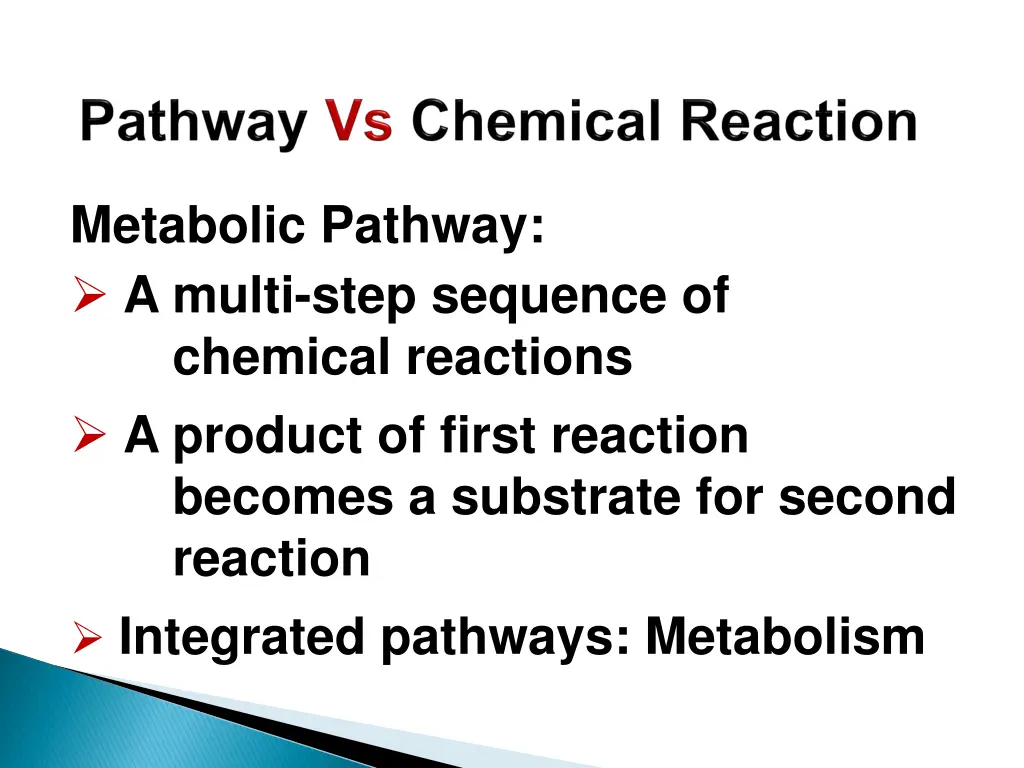 metabolic pathway a multi step sequence