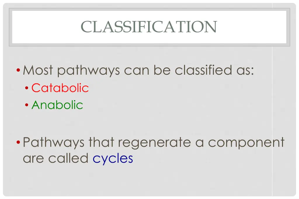 classification