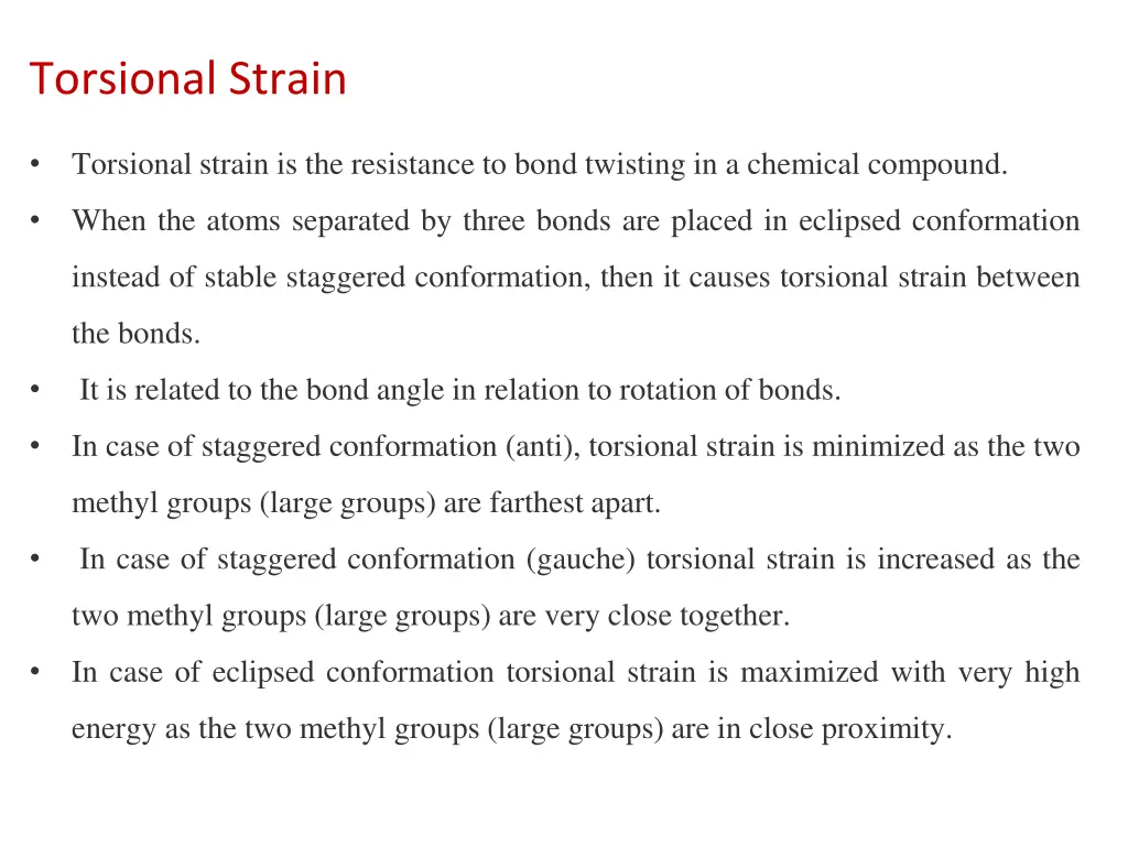 torsional strain