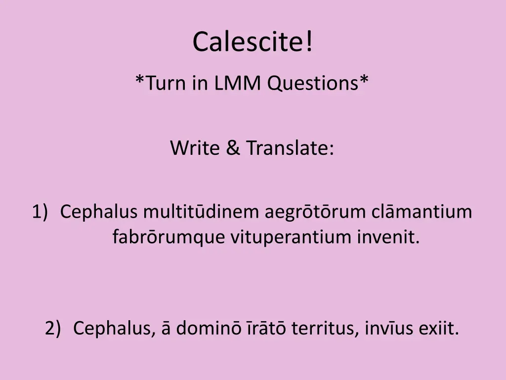 calescite 2