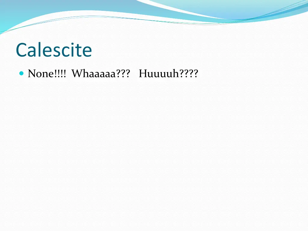 calescite 3