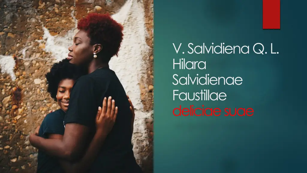 v salvidienaq l hilara salvidienae faustillae