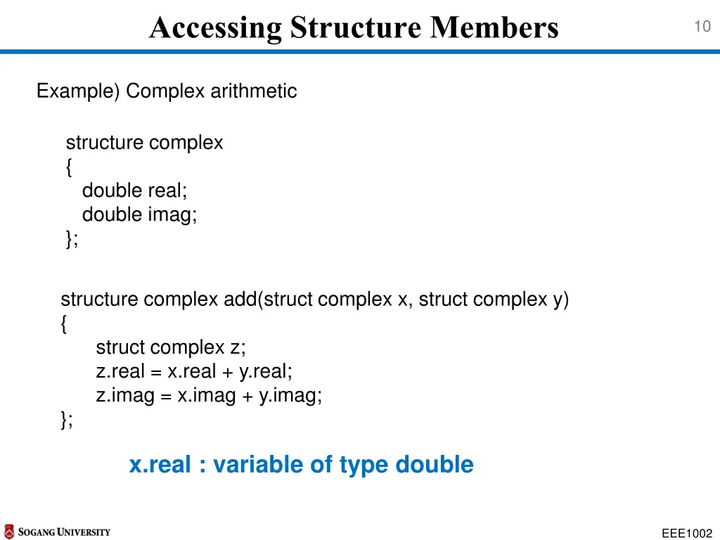 accessing structure members 1