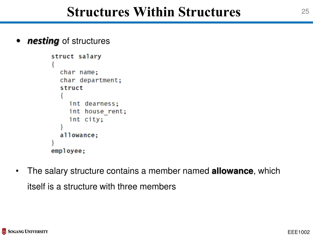 structures within structures