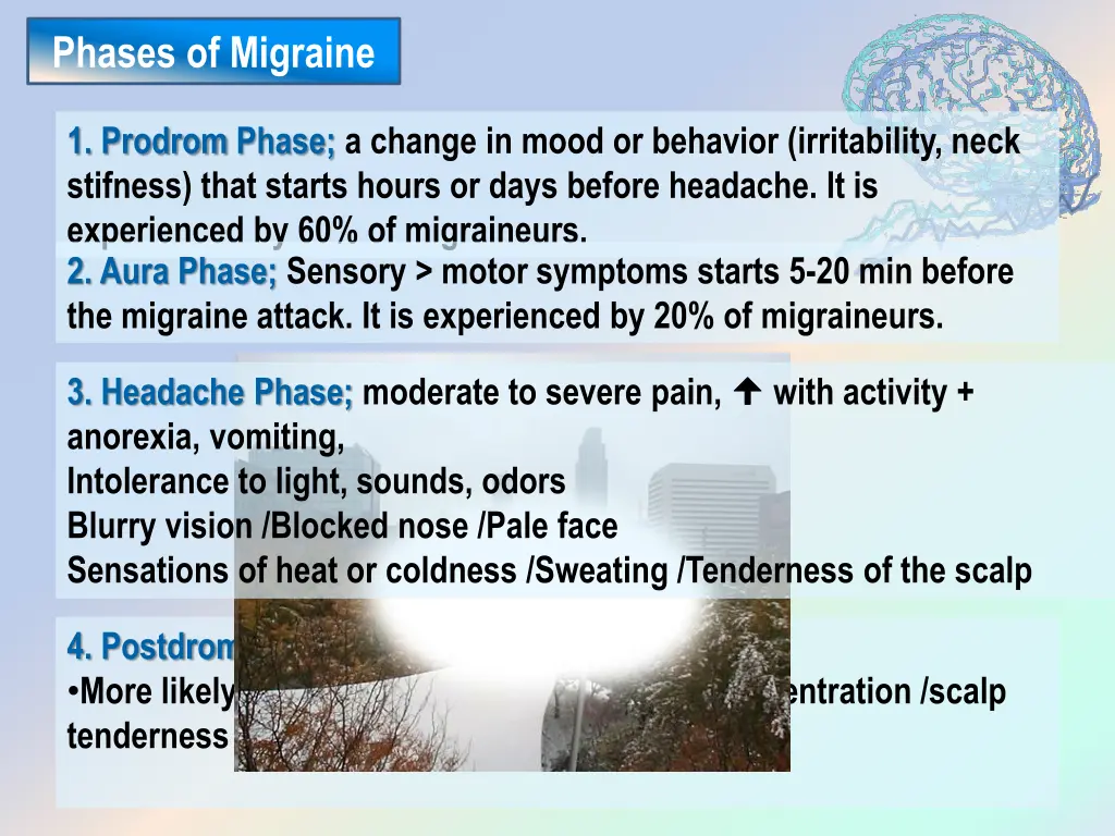 phases of migraine