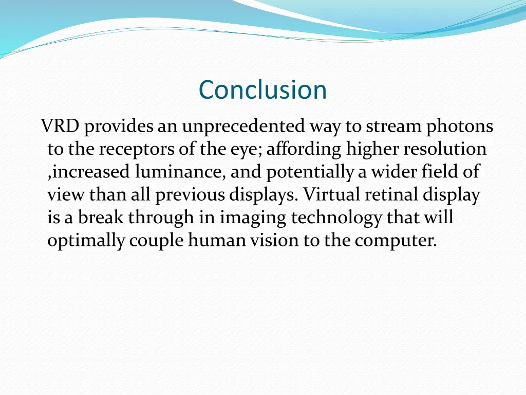conclusion
