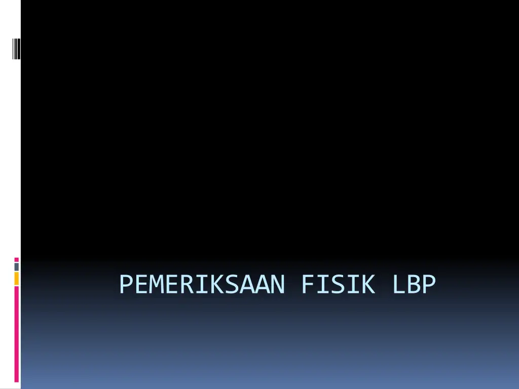 pemeriksaan fisik lbp