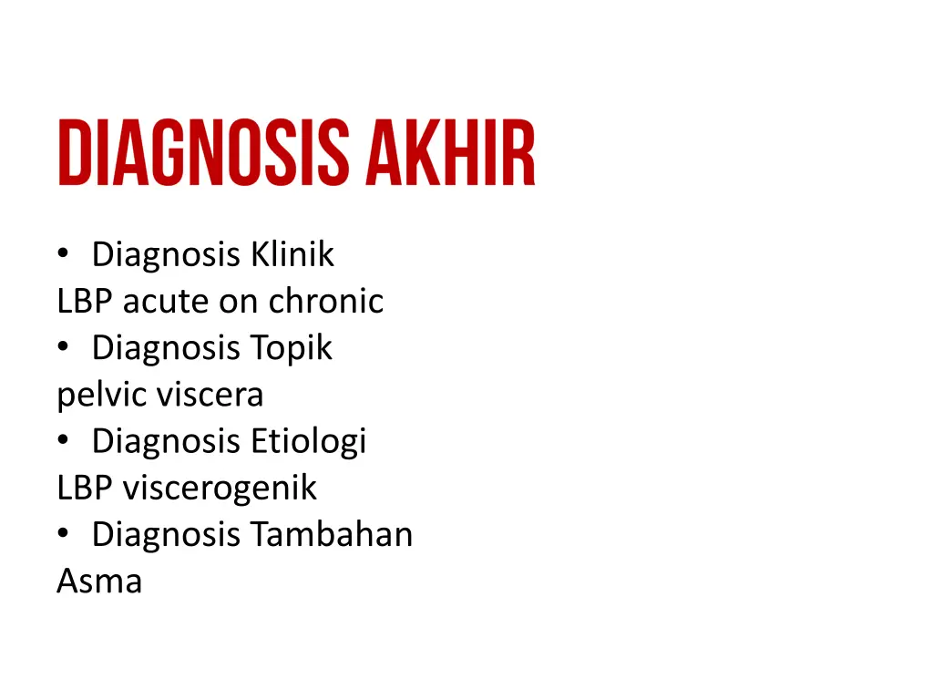 diagnosis klinik lbp acute on chronic diagnosis 1