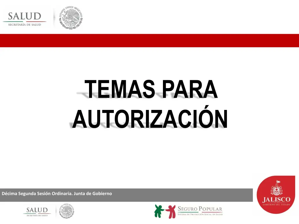 temas para autorizaci n