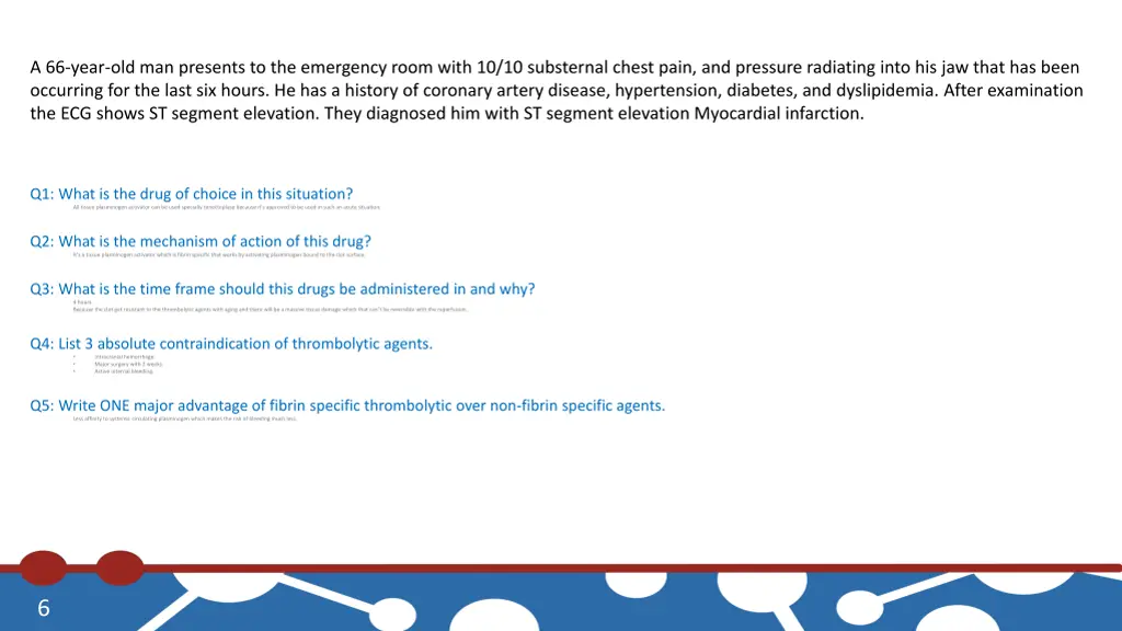 a 66 year old man presents to the emergency room